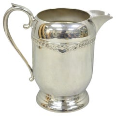 Vintage Sheridan Victorian Style Silver Plated Lemonade Beverage Water Pitcher