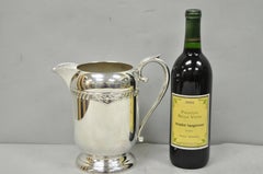 Vintage Sheridan Victorian Style Silver Plated Lemonade Beverage Water Pitcher