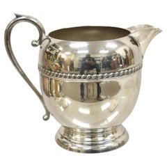 Vintage Sheridan Victorian Silver Plated Bulbous Lemonade Water Pitcher