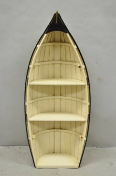 Bücherregal/Tisch im Vintage-Stil im Dory-Ruderboot-Design von Authentic Models
