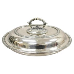 Mappin & Webb's Prince's Plate English Sheffield Silver Plated Covered Dish