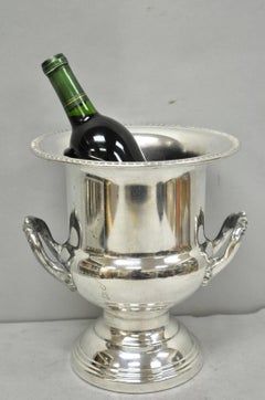 Vintage Leonard Silver Plated Trophy Cup Urn Champagne Chiller Bar Ice Bucket