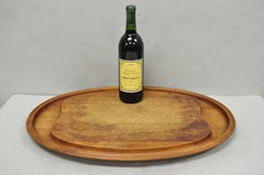 Vassoio vintage in teak stile Mid-Century Modern di Henning Koppel per Georg Jensen