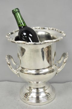 Vintage Leonard versilbert Trophäe Tasse Urne Champagner Kühler Bar Eiskübel