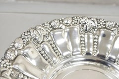 William Adams WA Spain Victorian Silver Plated Repousse Fruit Bowl Basket