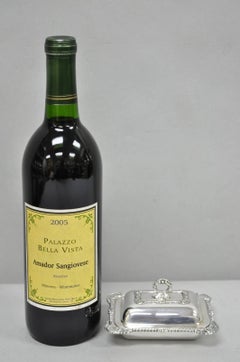 Plato de servir cubierto miniatura vintage Sheffield Inglaterra bañado en plata