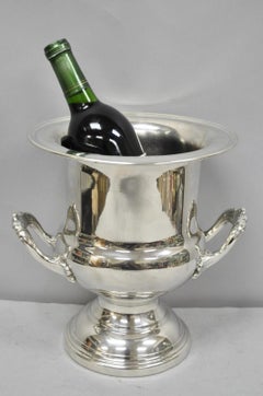 Vintage Victorian Silver Plated Trophy Cup Urn Champagne Wine Chiller Ice Bucket
