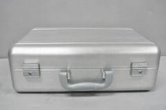 Vintage Art Deco Tokyo Japan Aluminum Hard Shell Suitcase Briefcase