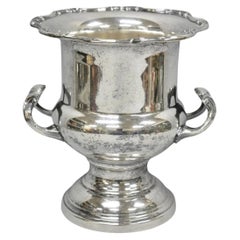 Vintage Victorian Silver Plated Trophy Cup Urn Champagne Chiller Bar Ice Bucket