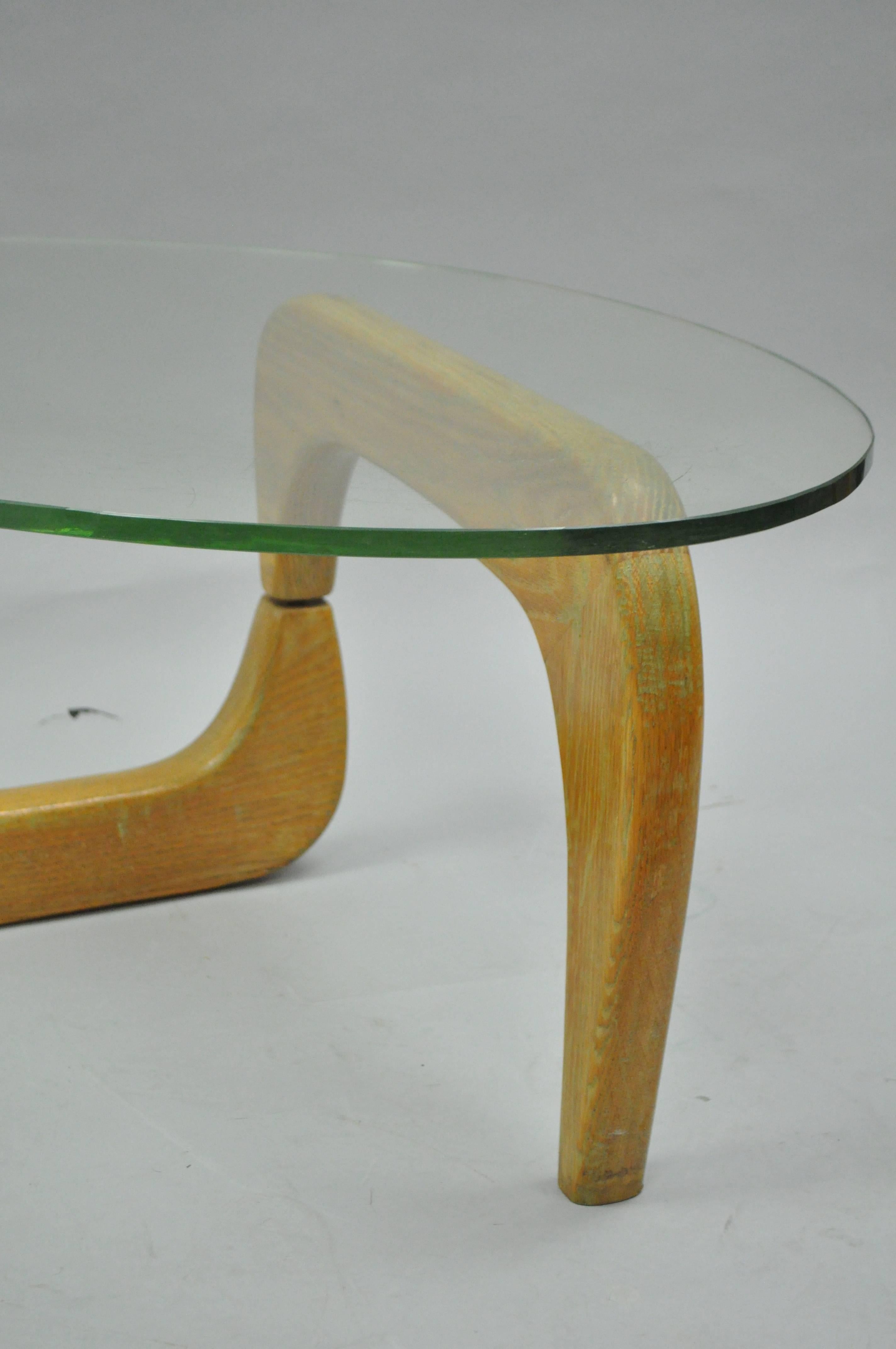1950s kidney shaped coffee table
