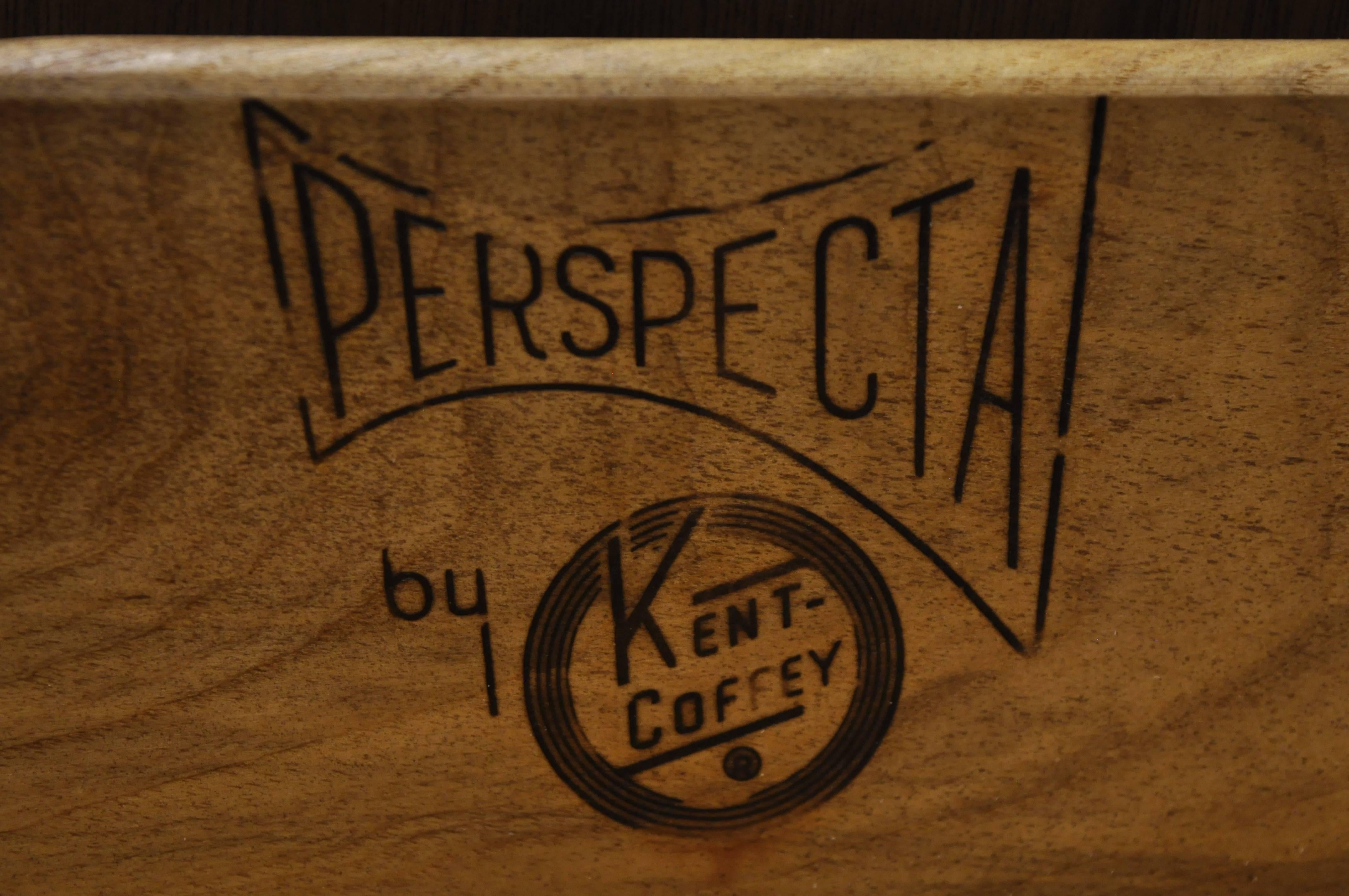 Kent Coffey Perspecta Walnut Rosewood Credenza Long Dresser Mid-Century Modern 1
