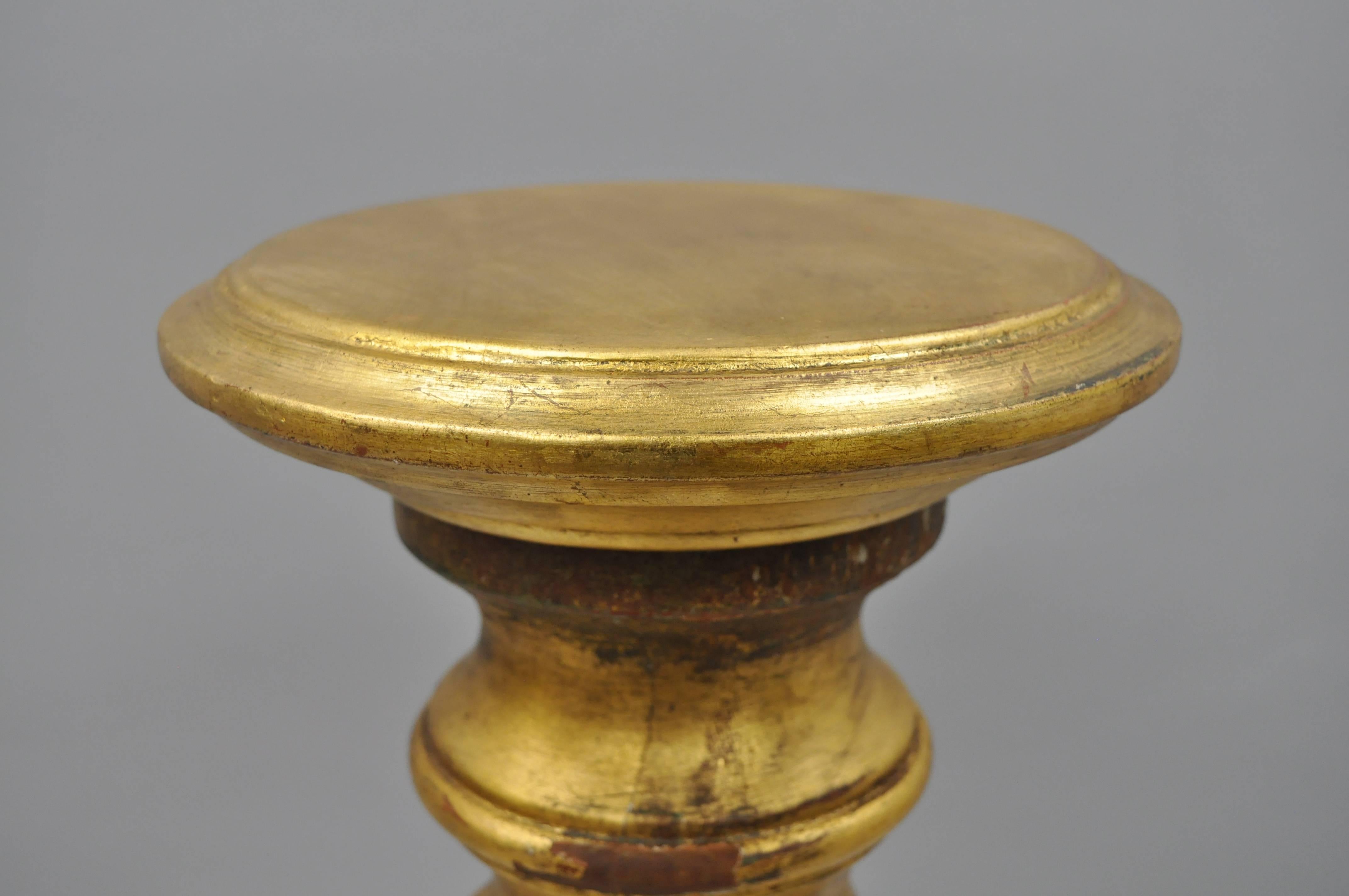 gold column pedestal