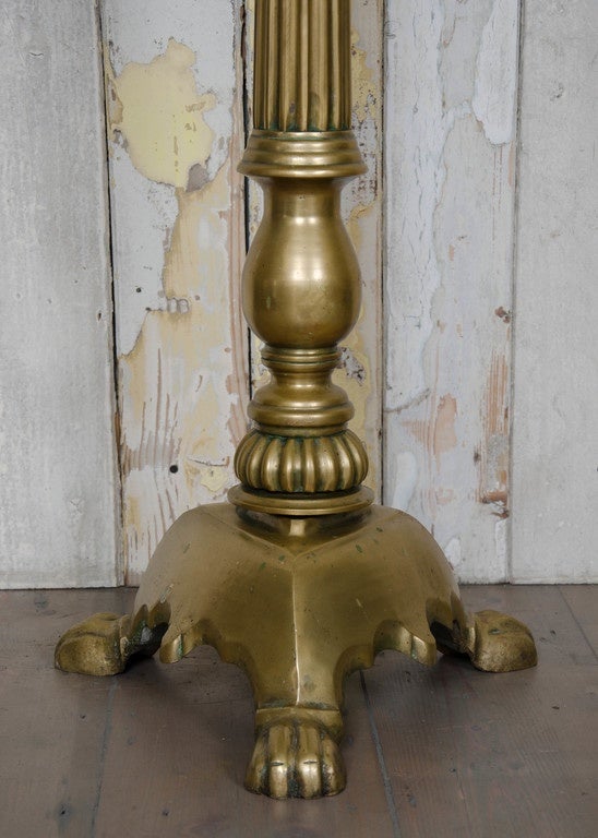 vintage church candle stand