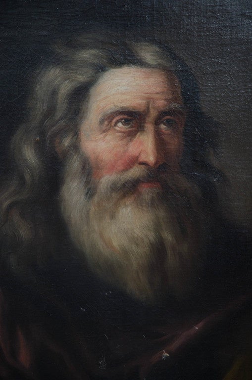Painting of Abraham in Gilt Frame