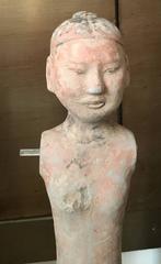 Two Rare Tomb Soldier Figures from the Han Dynasty, China, 206 BC