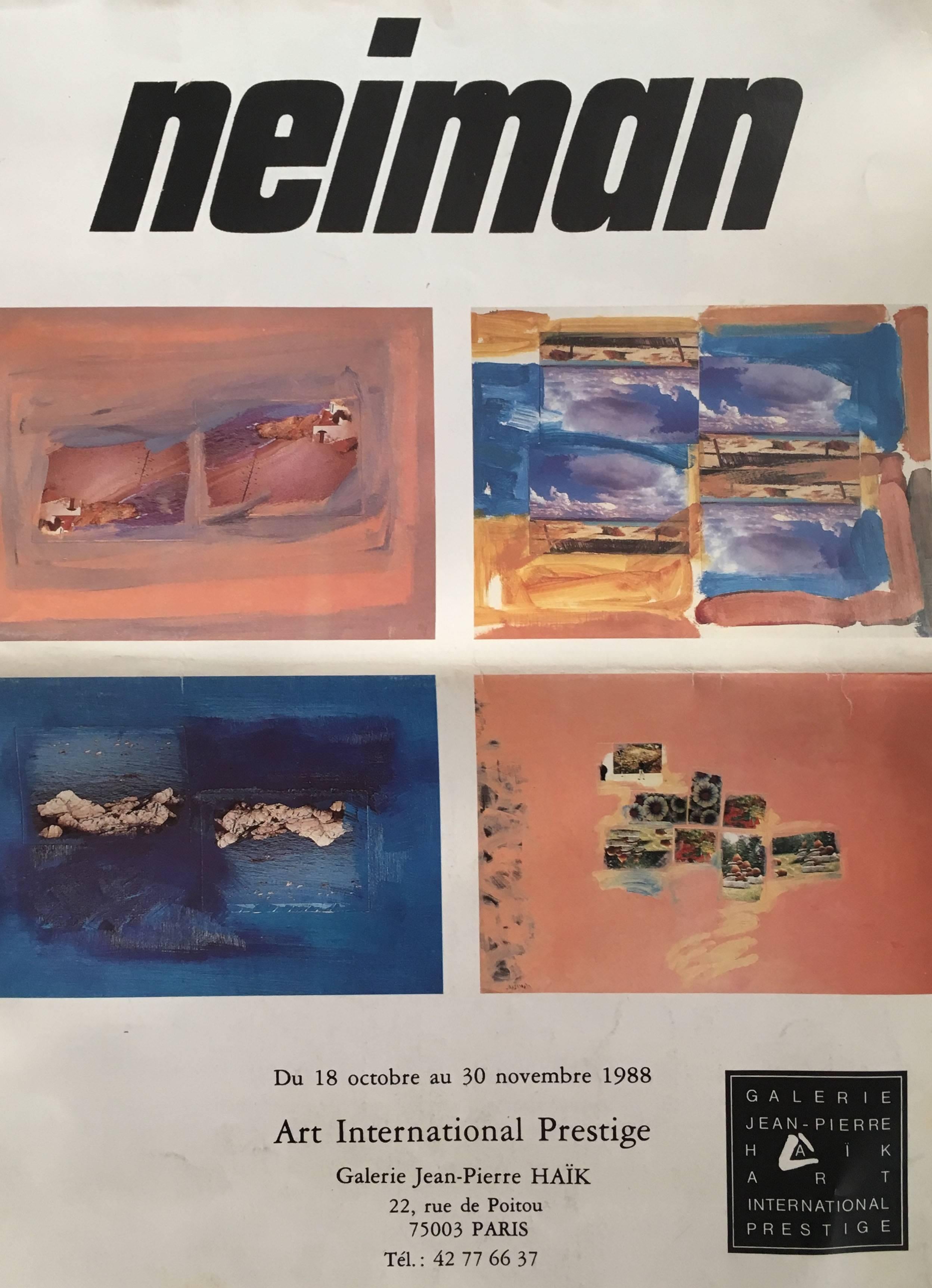 Yehuda Neiman Impression on Metal Unique, 1967 For Sale 1