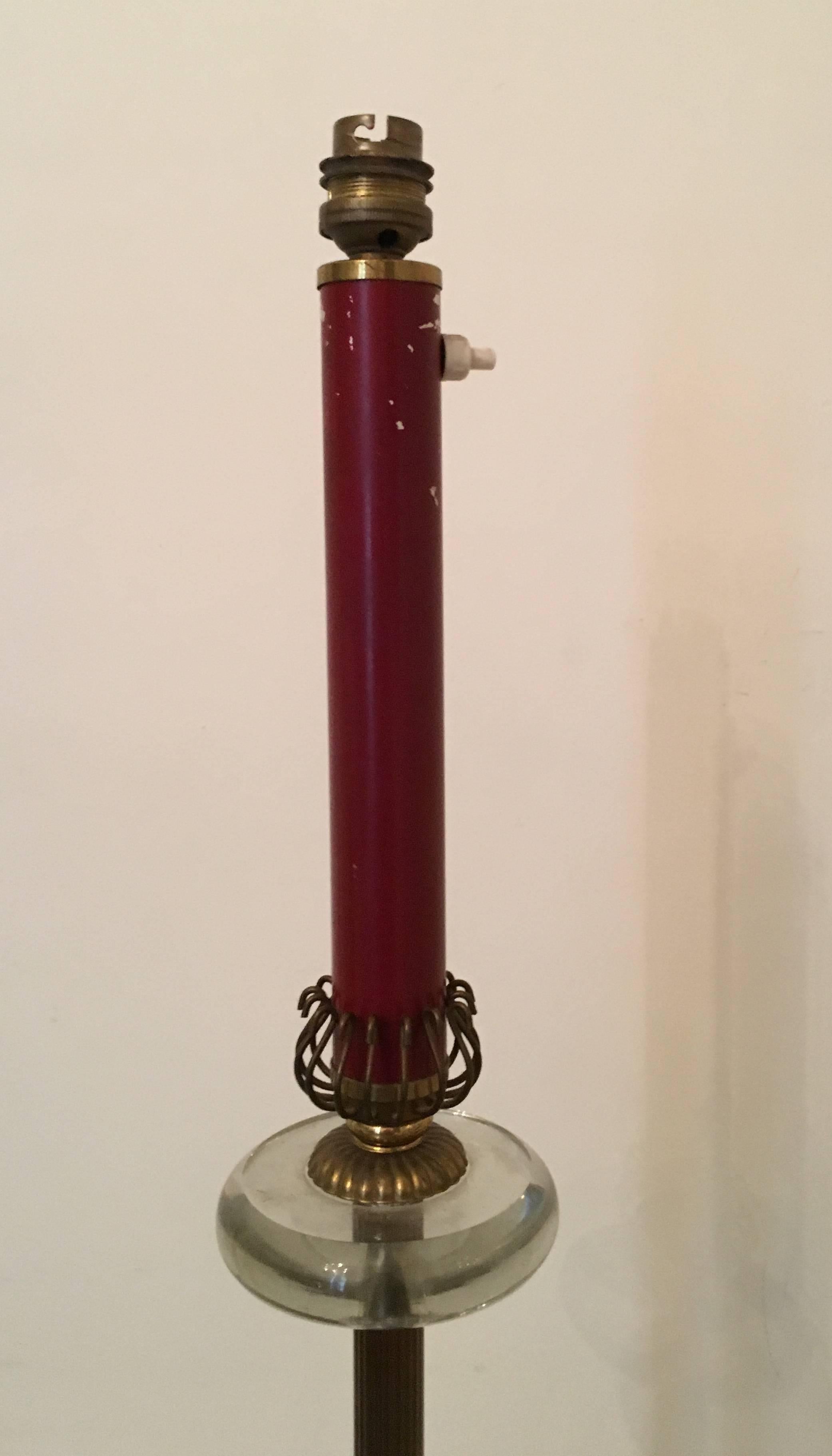 Mid-Century Modern Maison Lunel Rare Floor Lamp, circa 1950 For Sale