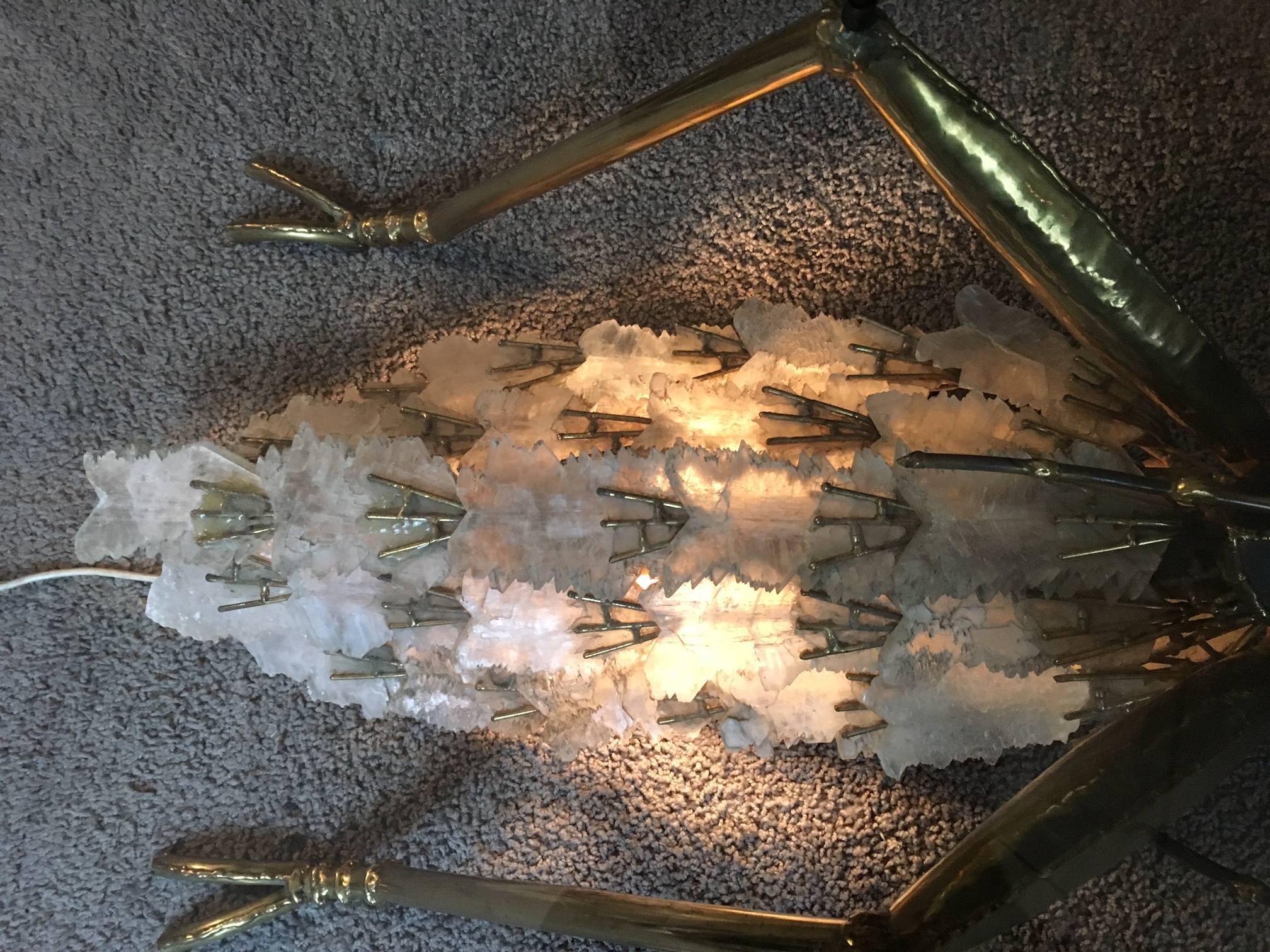 Massive Jacques Duval Brasseur Coffee Table in Form of a Praying Mantis In Excellent Condition For Sale In Paris, ile de france