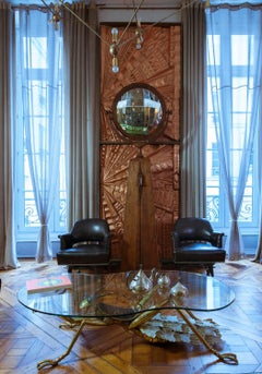 Massive Jacques Duval Brasseur Coffee Table in Form of a Praying Mantis