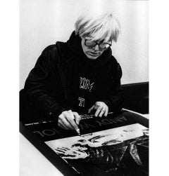 Andy Warhol Last Supper Exhibition Signed Rare Poster by Iolas Gallery