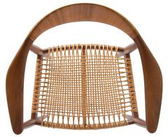 Ensemble de six fauteuils cannés anciens de Hans Wegner