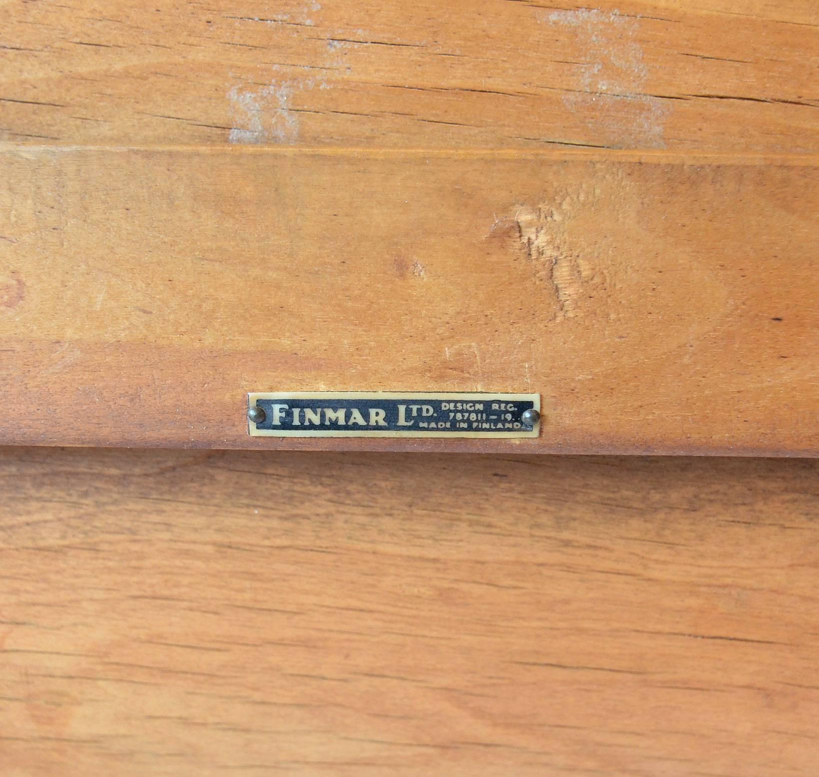 Alvar Aalto Hallway Chair No.403 for Finmar In Good Condition In Toronto, Ontario