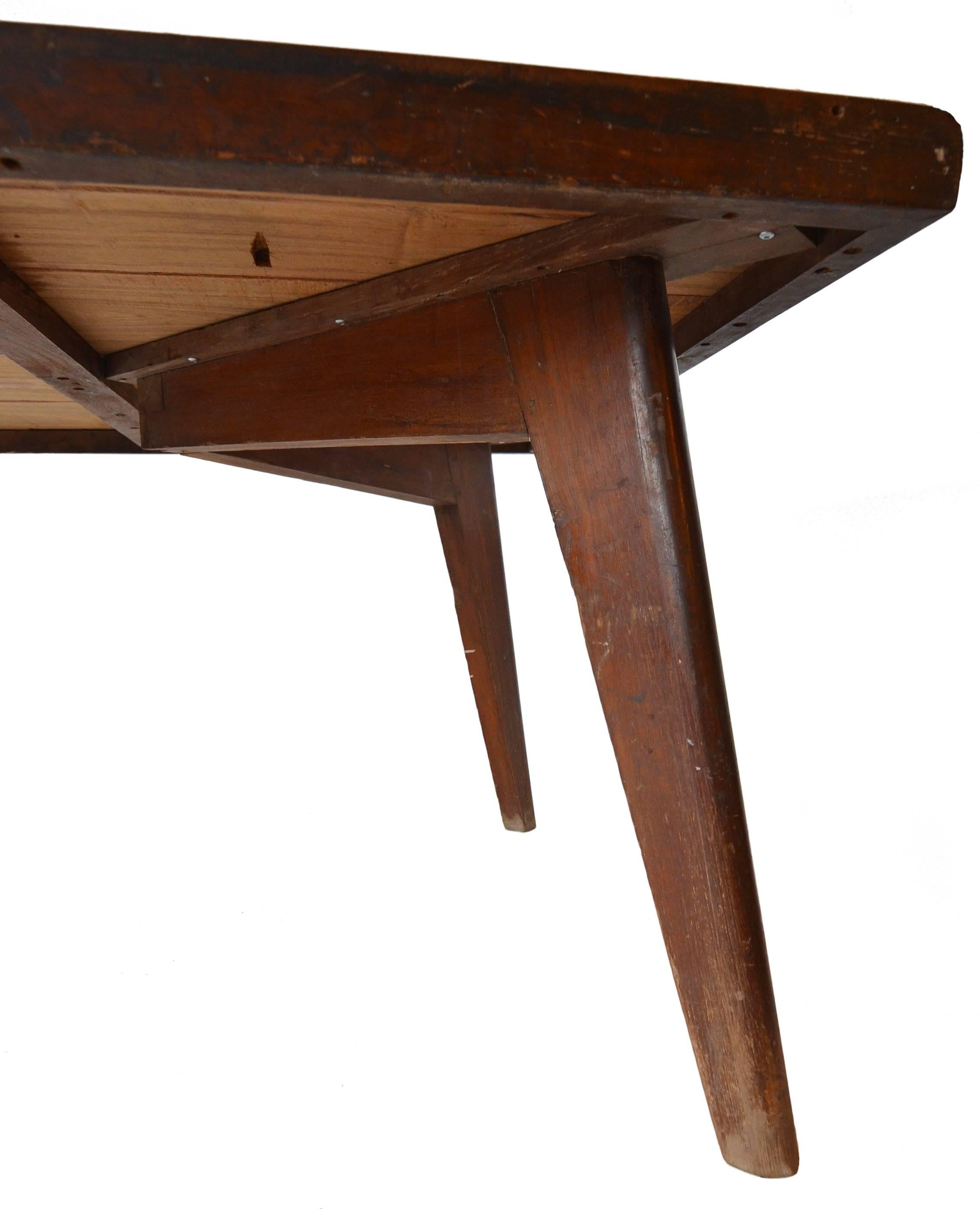 Mid-20th Century  Pierre Jeanneret PJ-TA-01 Table for Chandigarh, circa 1960