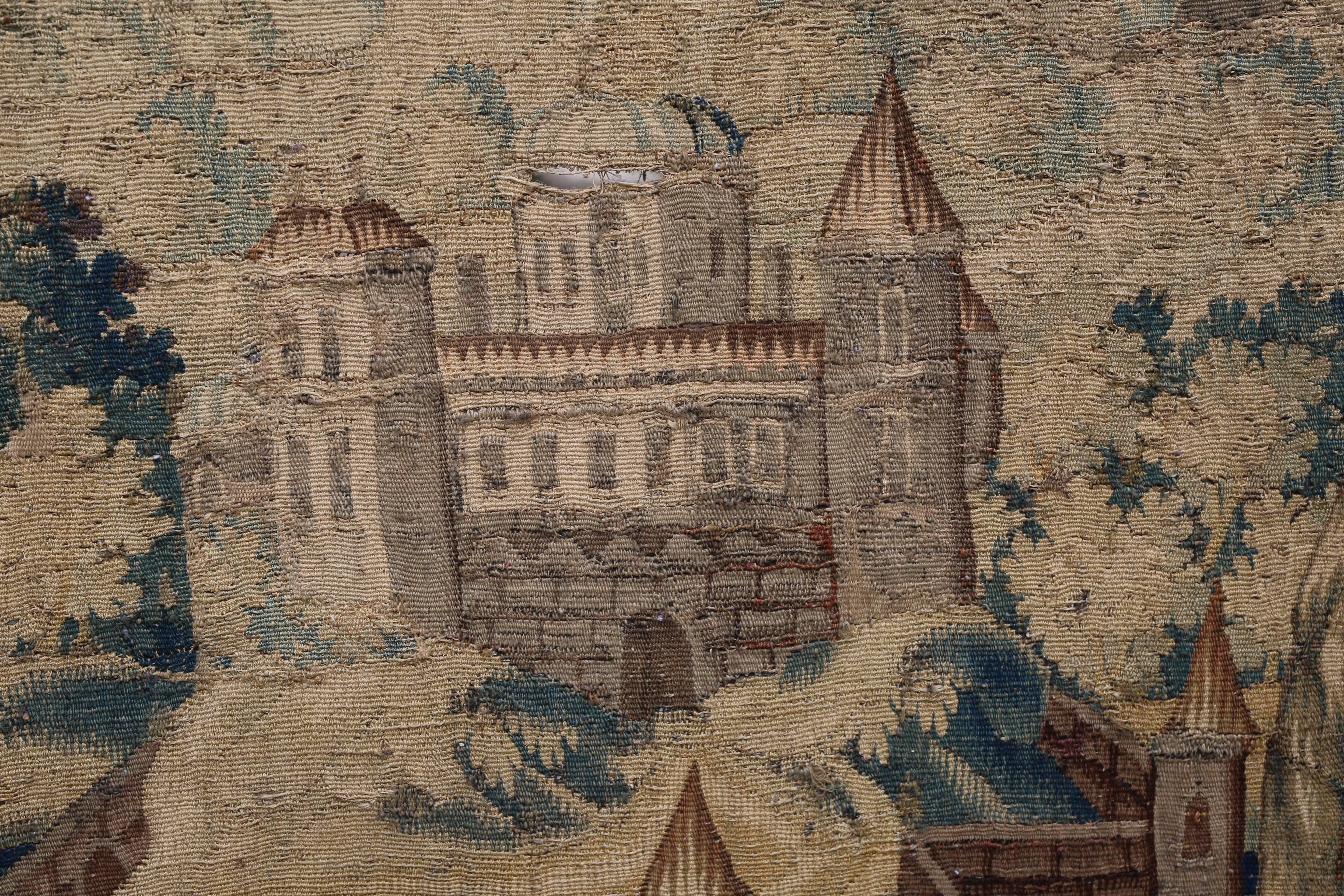 18th Century Flemish Verdure Tapestry For Sale 1