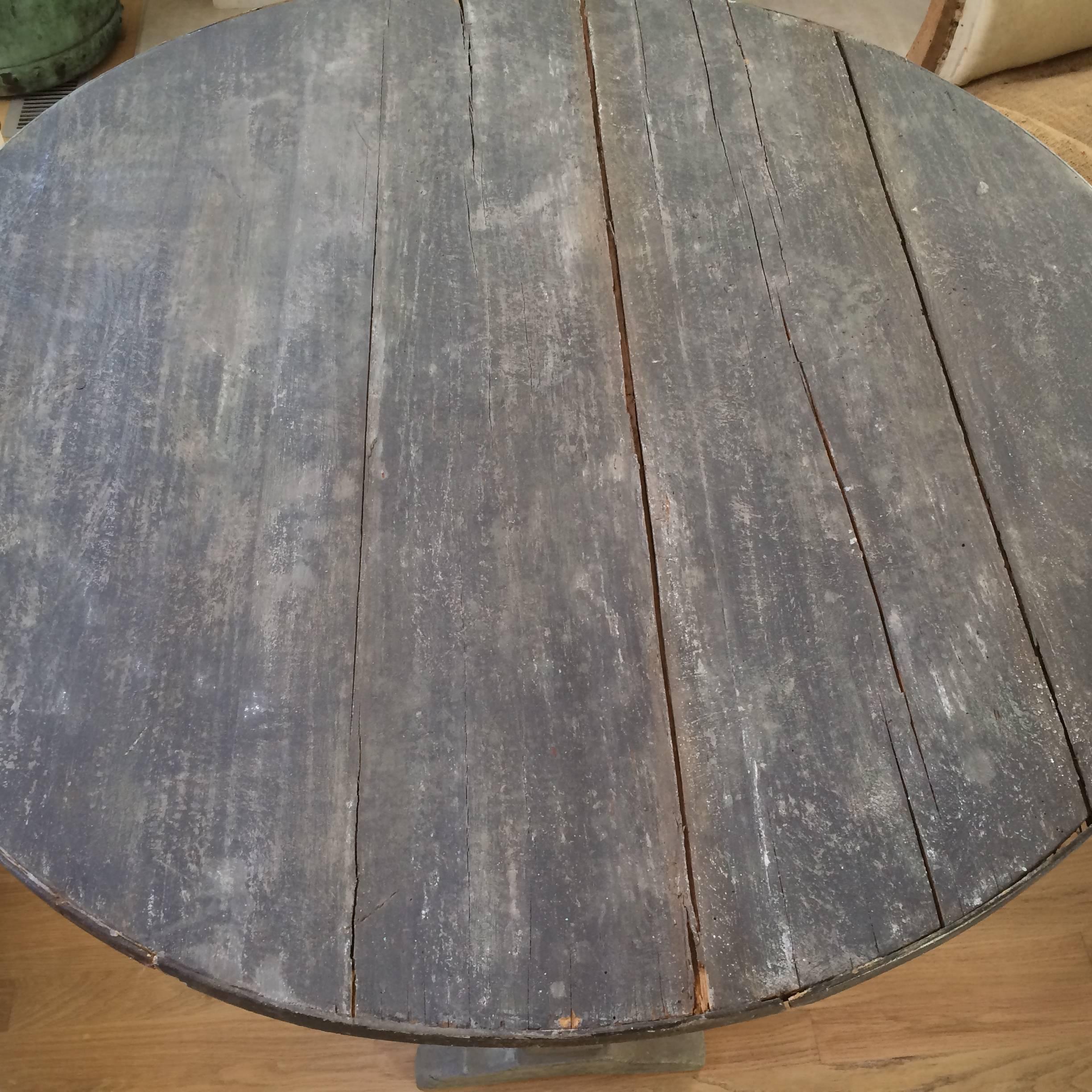 Oak Swedish Tilt-Top Table 