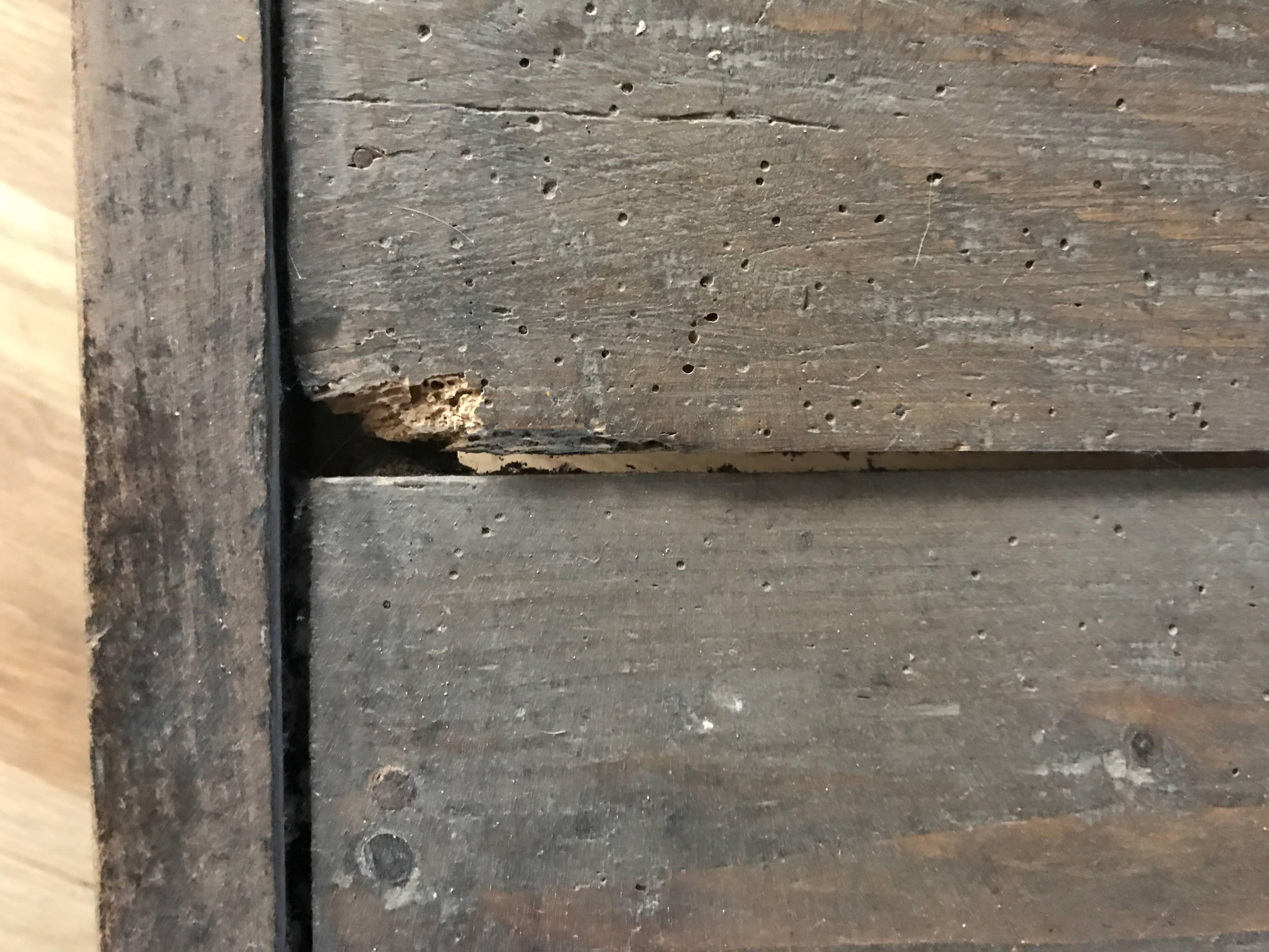 Antique French Oak Draper Table 2
