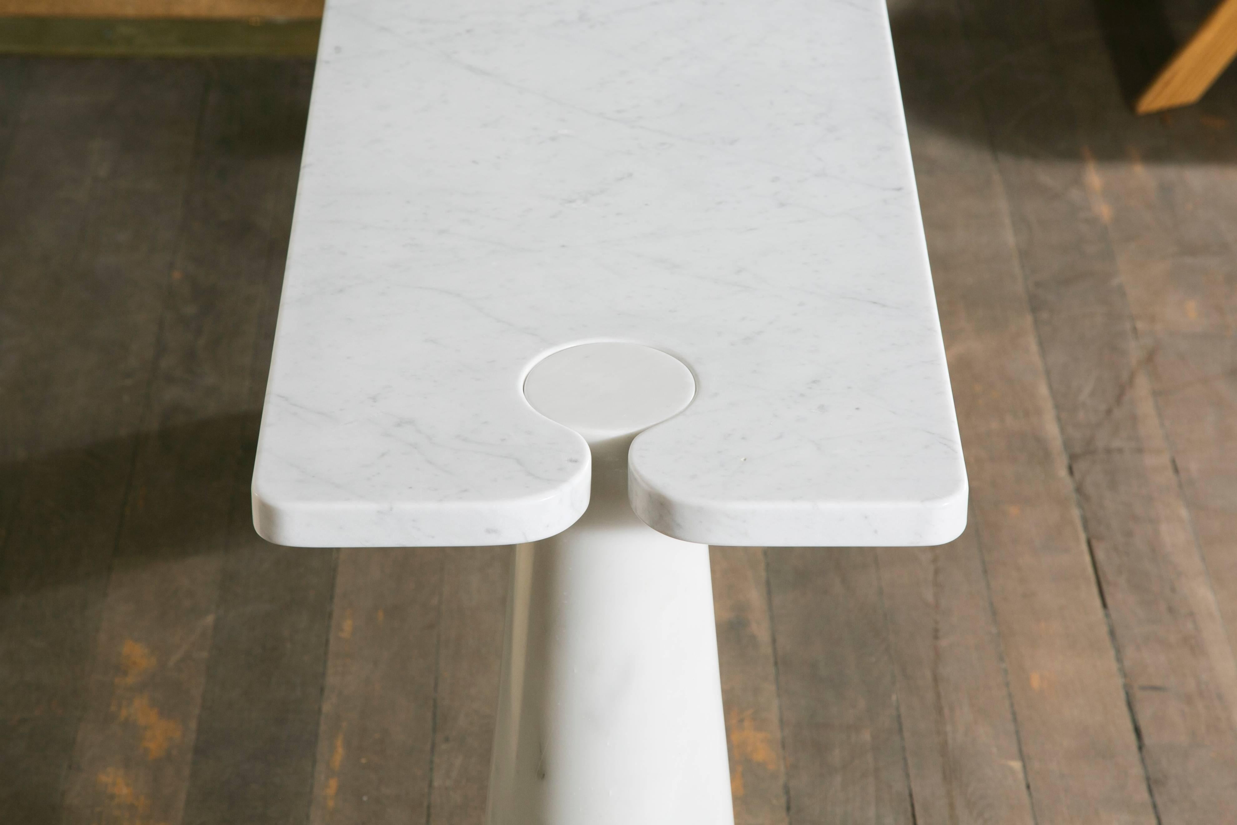 Marble Console by Angelo Mangiarotti, Italy, circa 1970 In Excellent Condition In Paris, Ile-de-France