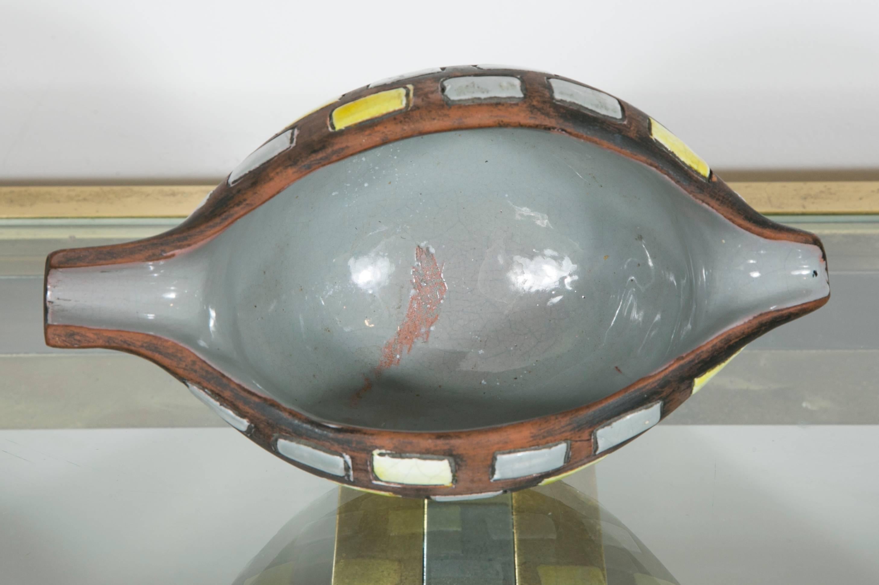 Glazed Ceramic Bowl by Raymor, Italy, 1970s 1