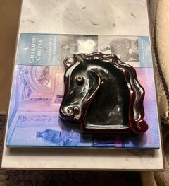 Vide-poche de cerámica esmaltada de Hermès. Hacia 1945