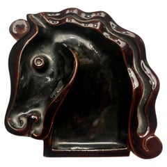 Vide-poche de cerámica esmaltada de Hermès. Hacia 1945