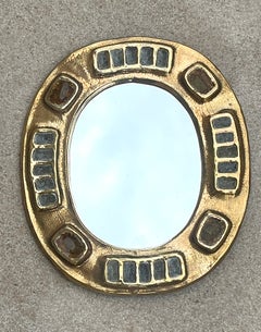 Keramikspiegel „Mérida“ von Mithé Espelt, um 1955