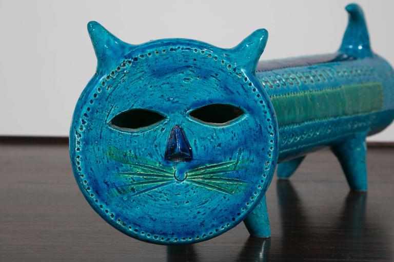 Bitossi ビトッシ Rimini Blu リミニブルー  Cat 猫 cat-119-1_grande.jpg?v=1686666676