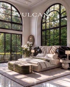 JNK Miami's Vulcano Modern Avant-Garde High-Back Bed