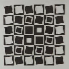 Vasarely, Eridan, Silkscreen on Wood Relief, 1970