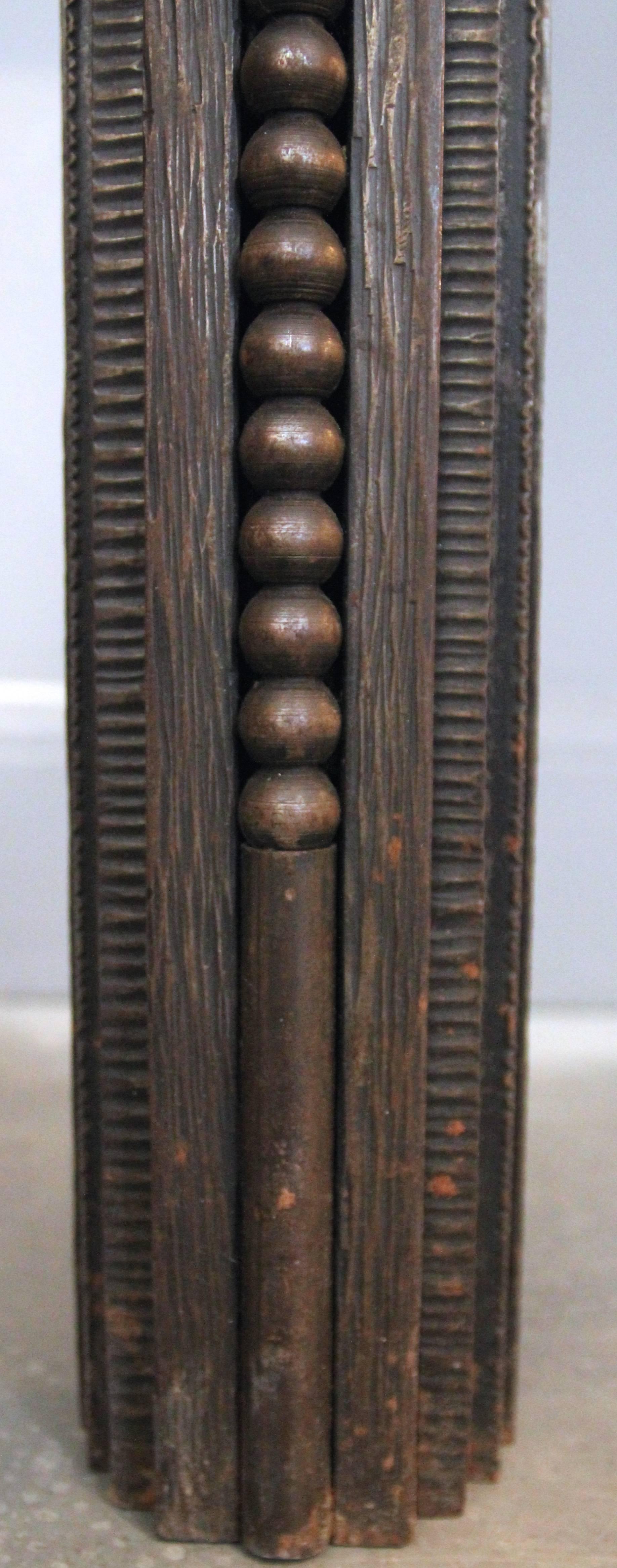 Style Edgar Brandt, Console, Iron and Marble, circa 1925, France 4