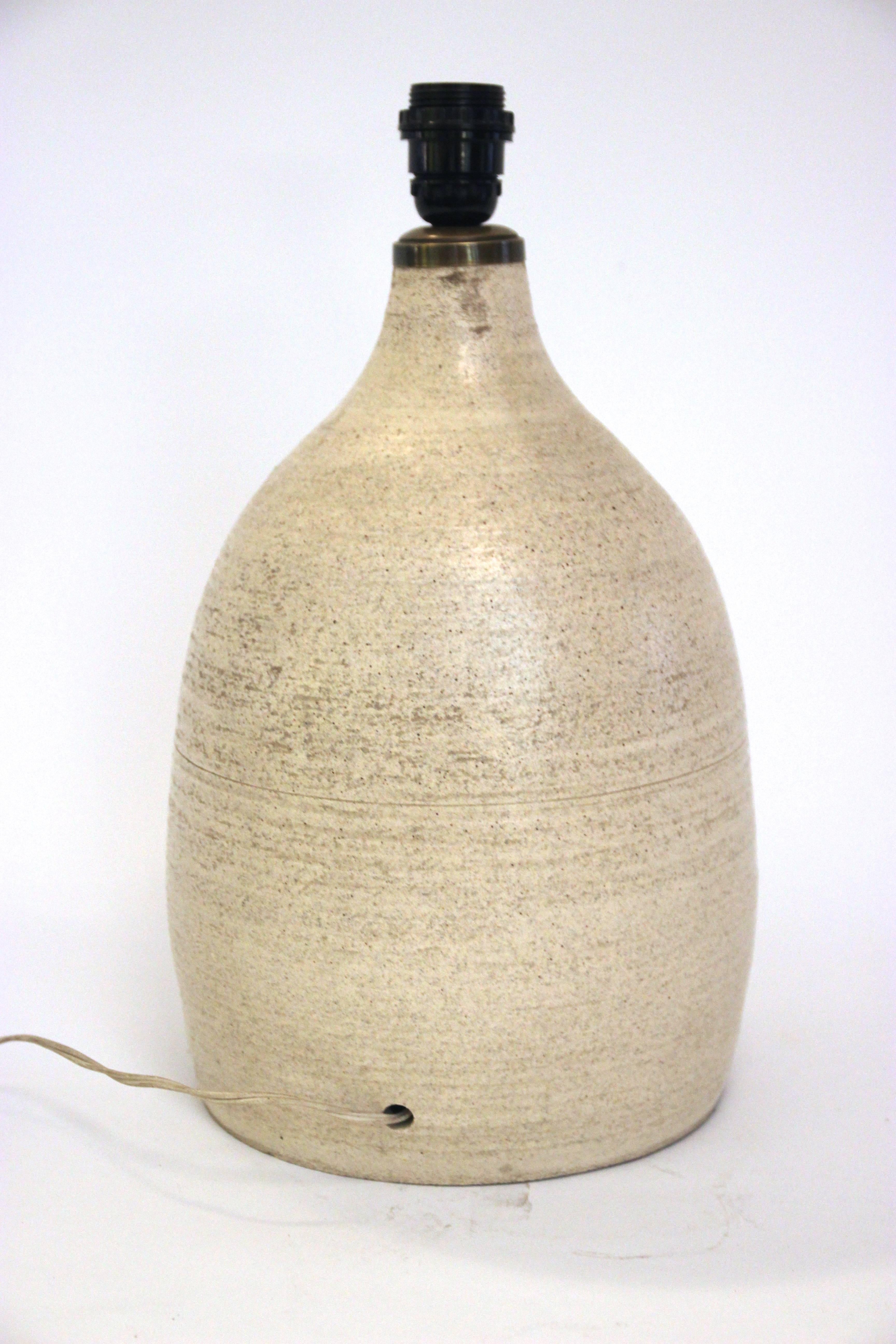 Mid-Century Modern Georges Pelletier, Lamp, Glazed Ceramic, 