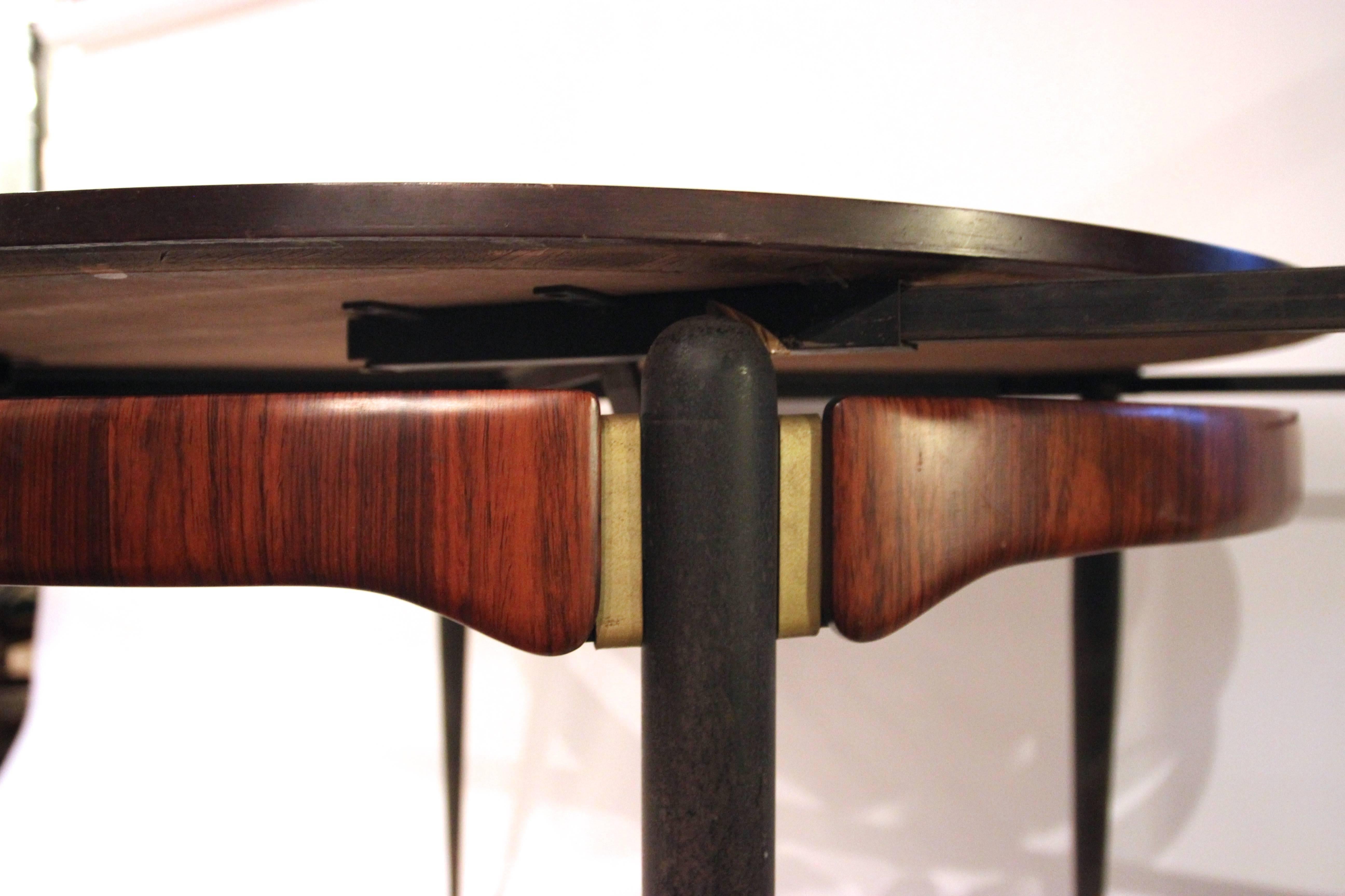 Attributed to Franco Albini, Dining Table, Rosewood, circa 1970 In Good Condition In Nice, Cote d' Azur