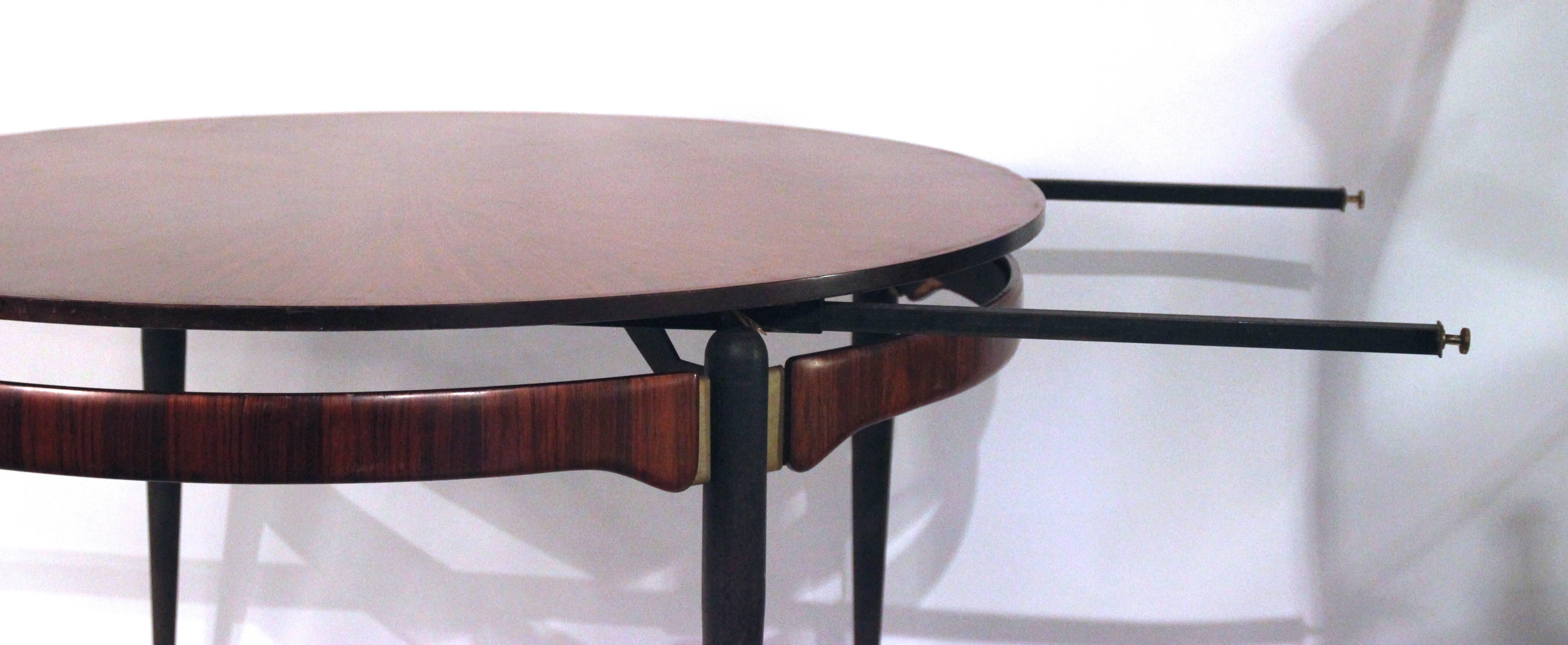 Late 20th Century Attributed to Franco Albini, Dining Table, Rosewood, circa 1970