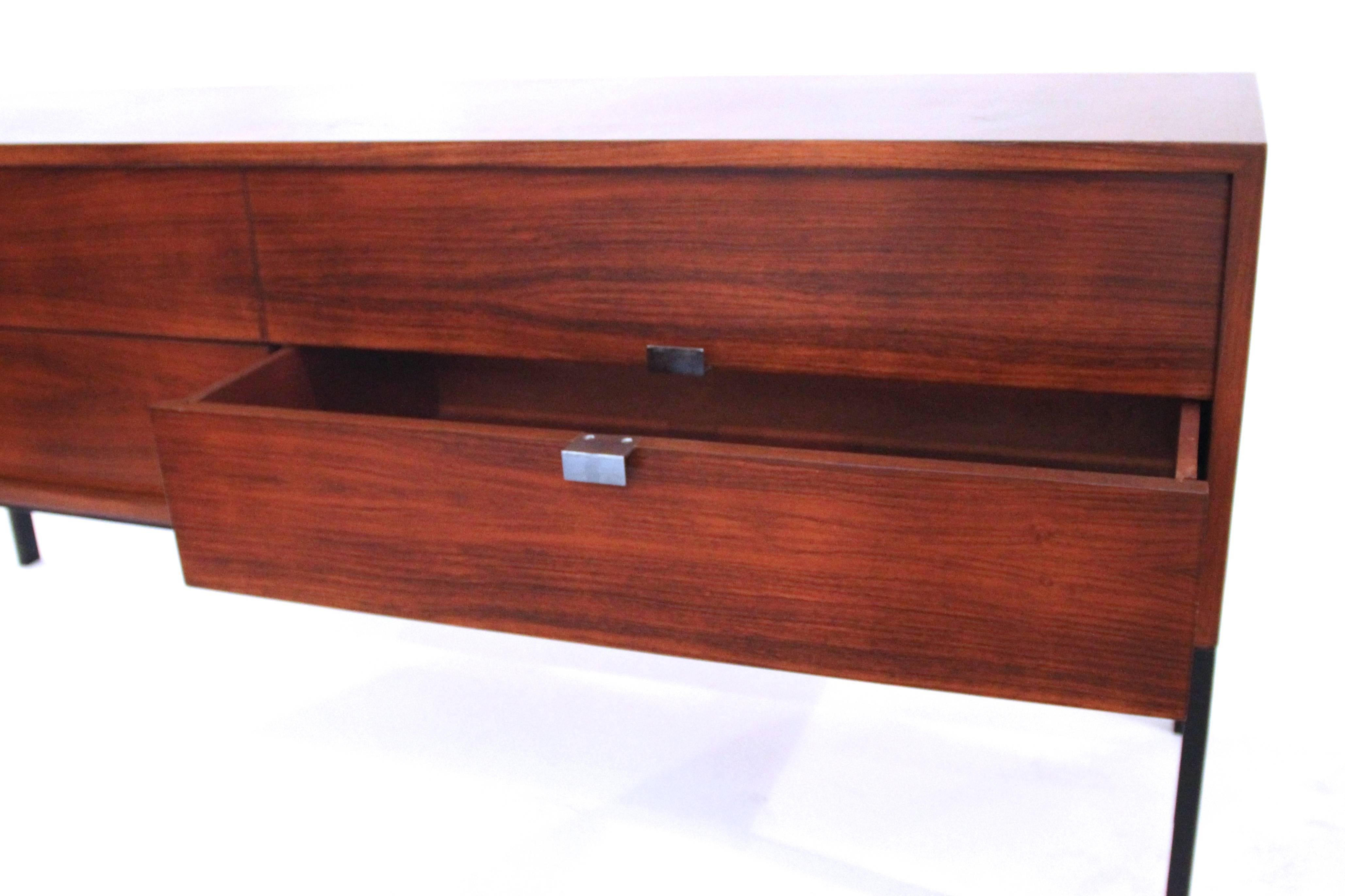 Mid-Century Modern Antoine Philippon and Jacqueline Lecoq, Large Sideboard, Rosewood, circa 1965