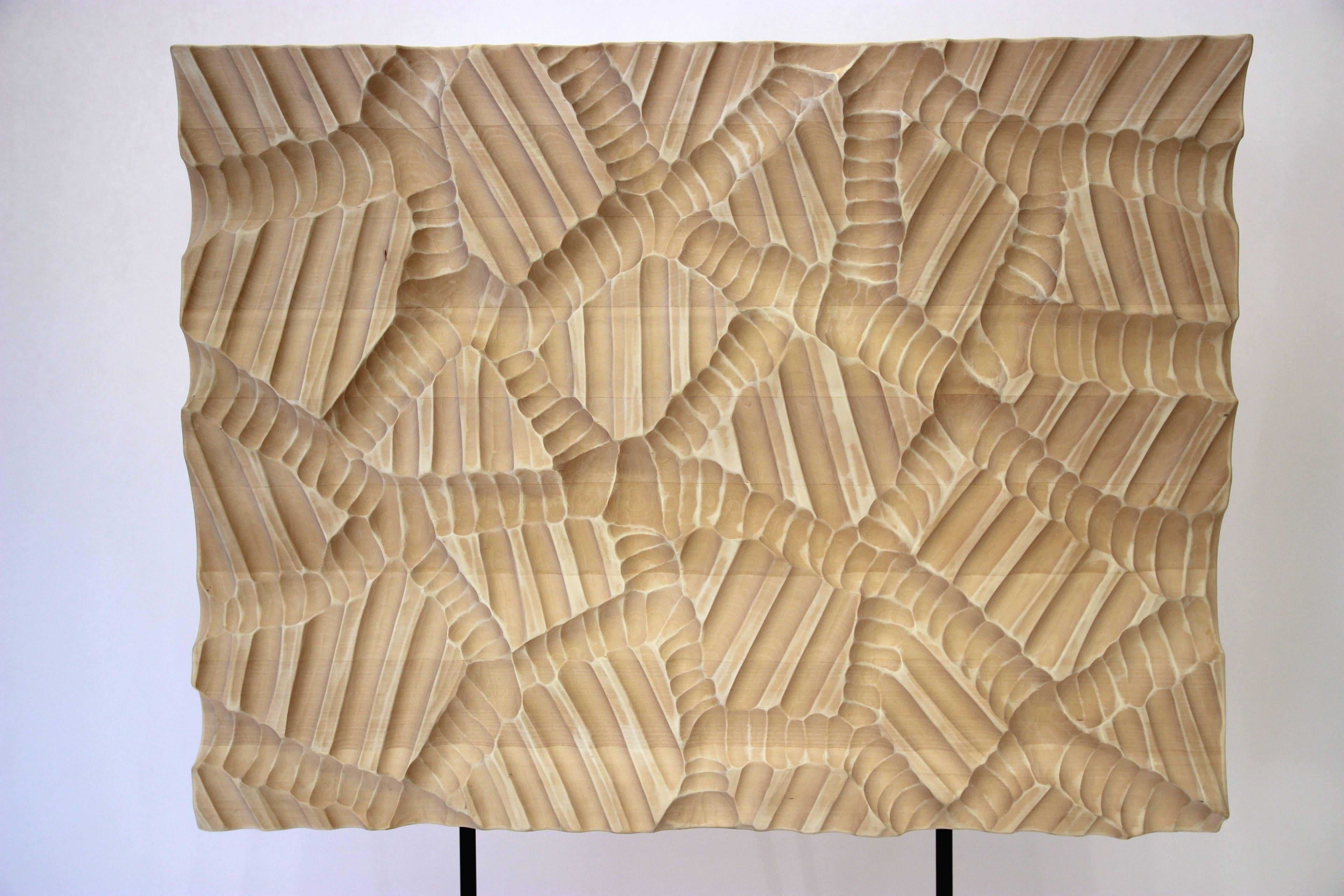 Italian Decorative Panel Signed Giuseppe Rivadossi, Wood, circa 2010, Italy