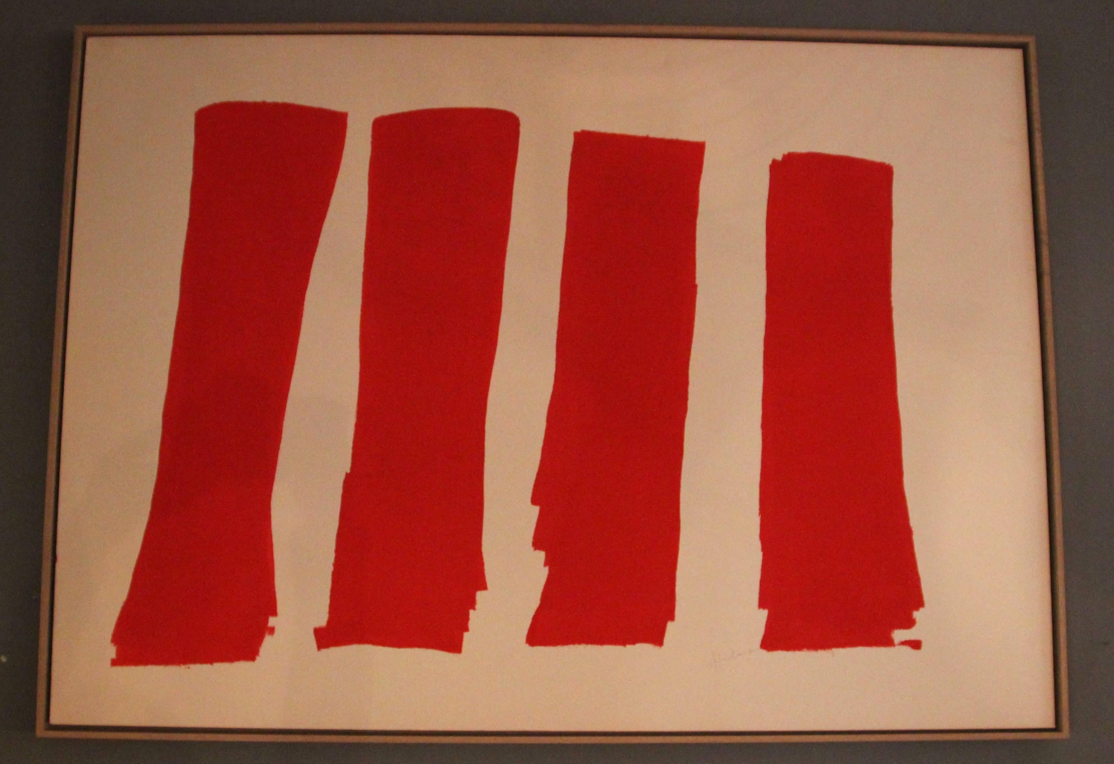 Albert CHUBAC (1925-2008), firmado, hacia 1960, Francia, 
técnica mixta sobre papel.
Altura: 100 cm, anchura: 145 cm, profundidad: 5 cm.
Último pintor de la escuela de Niza.  
Se trata de un pintor importante, de la primera escuela de Niza, que