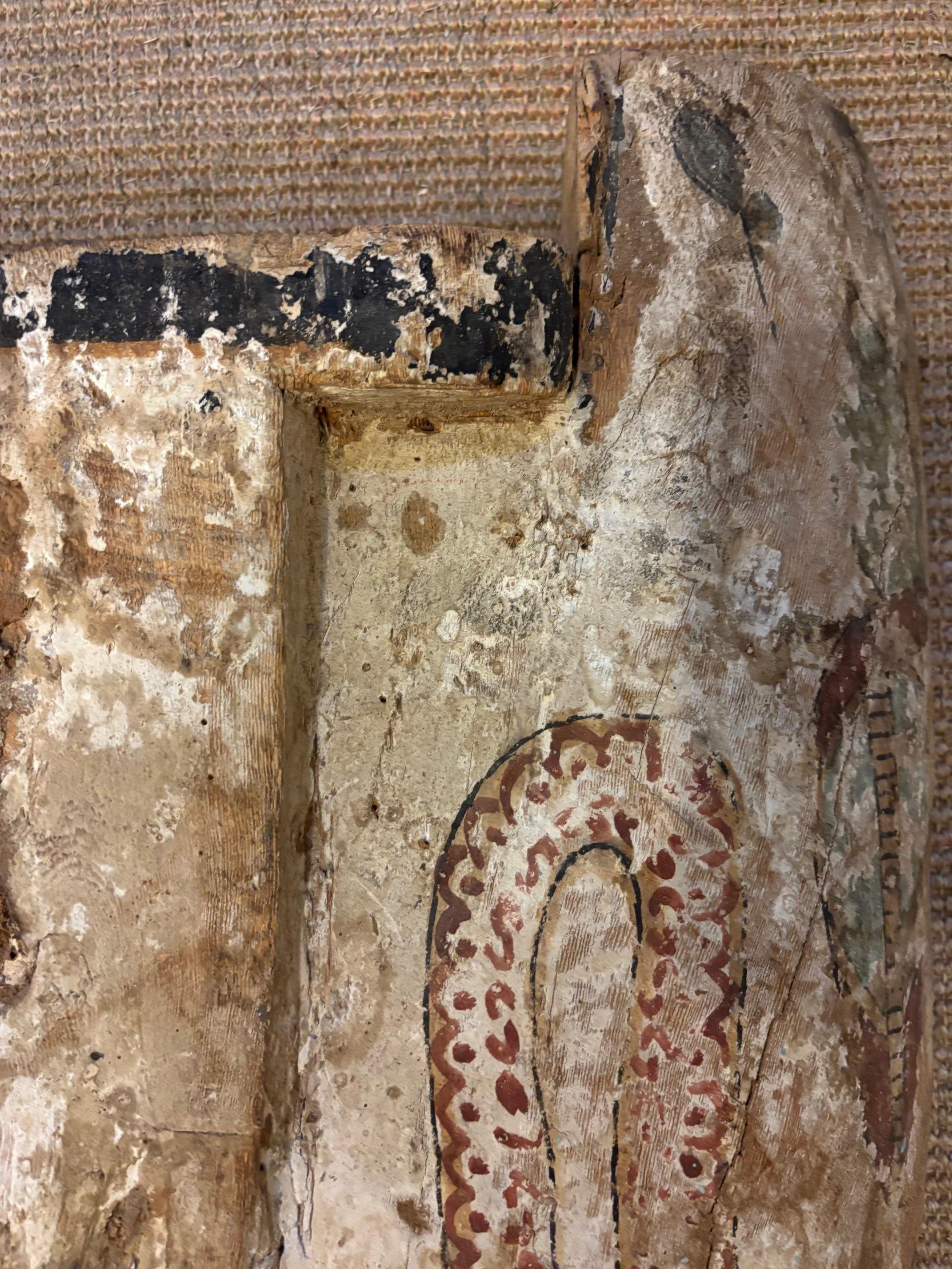 Fino al XVIII secolo Frammento di SARCOPHAGUS, Egitto, dalla fine del Nuovo Regno al Periodo Tardo. in vendita