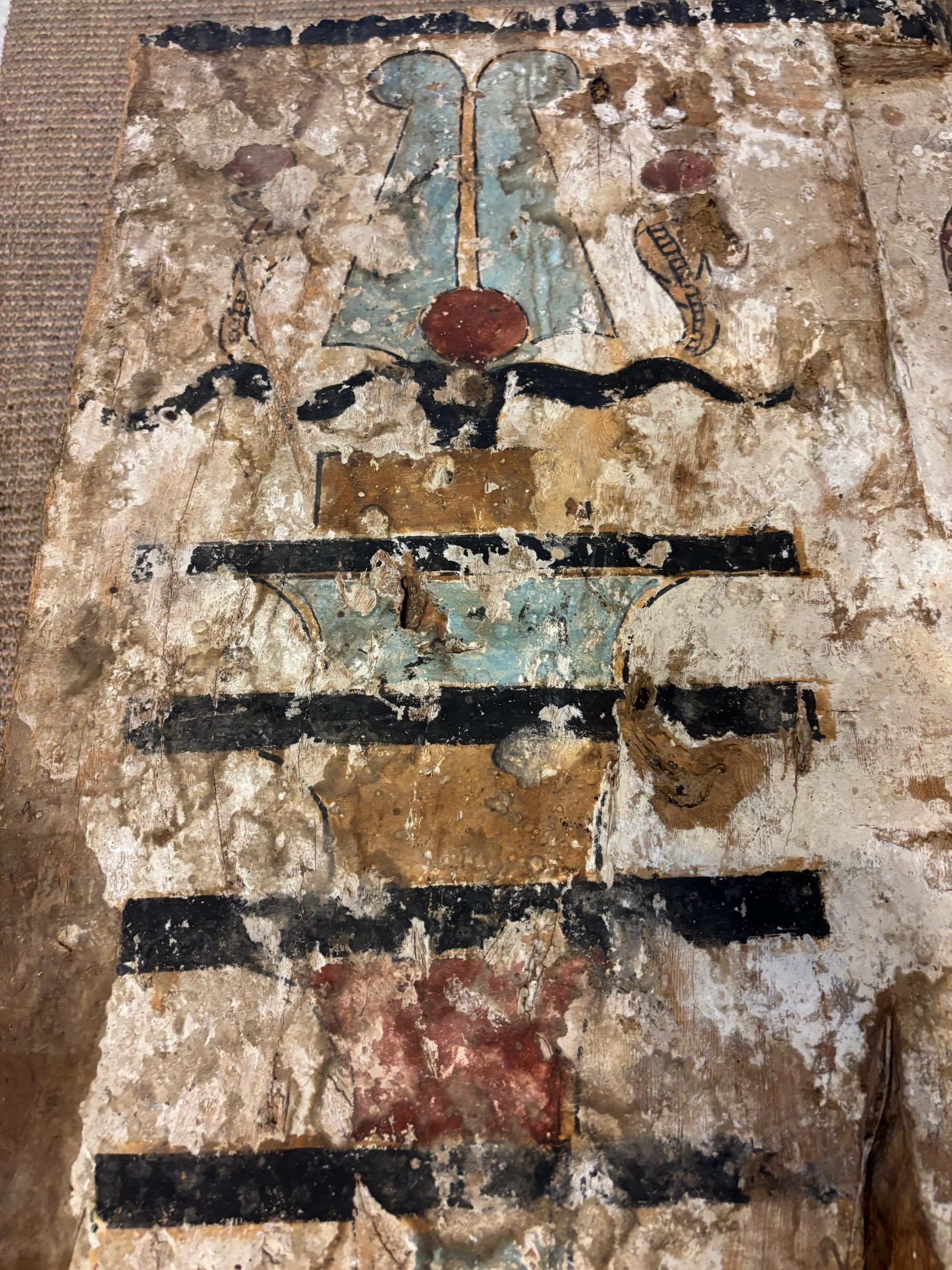 Frammento di SARCOPHAGUS, Egitto, dalla fine del Nuovo Regno al Periodo Tardo. in vendita 4