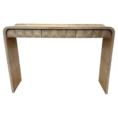 Ray Agousti, three-drawer console table, style Art déco.