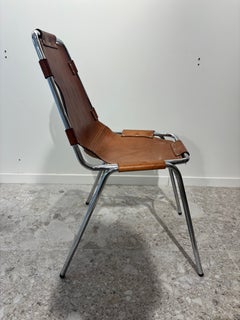 Charlotte Perriand, set of six chairs, Les Arcs 1960 ski resort model.