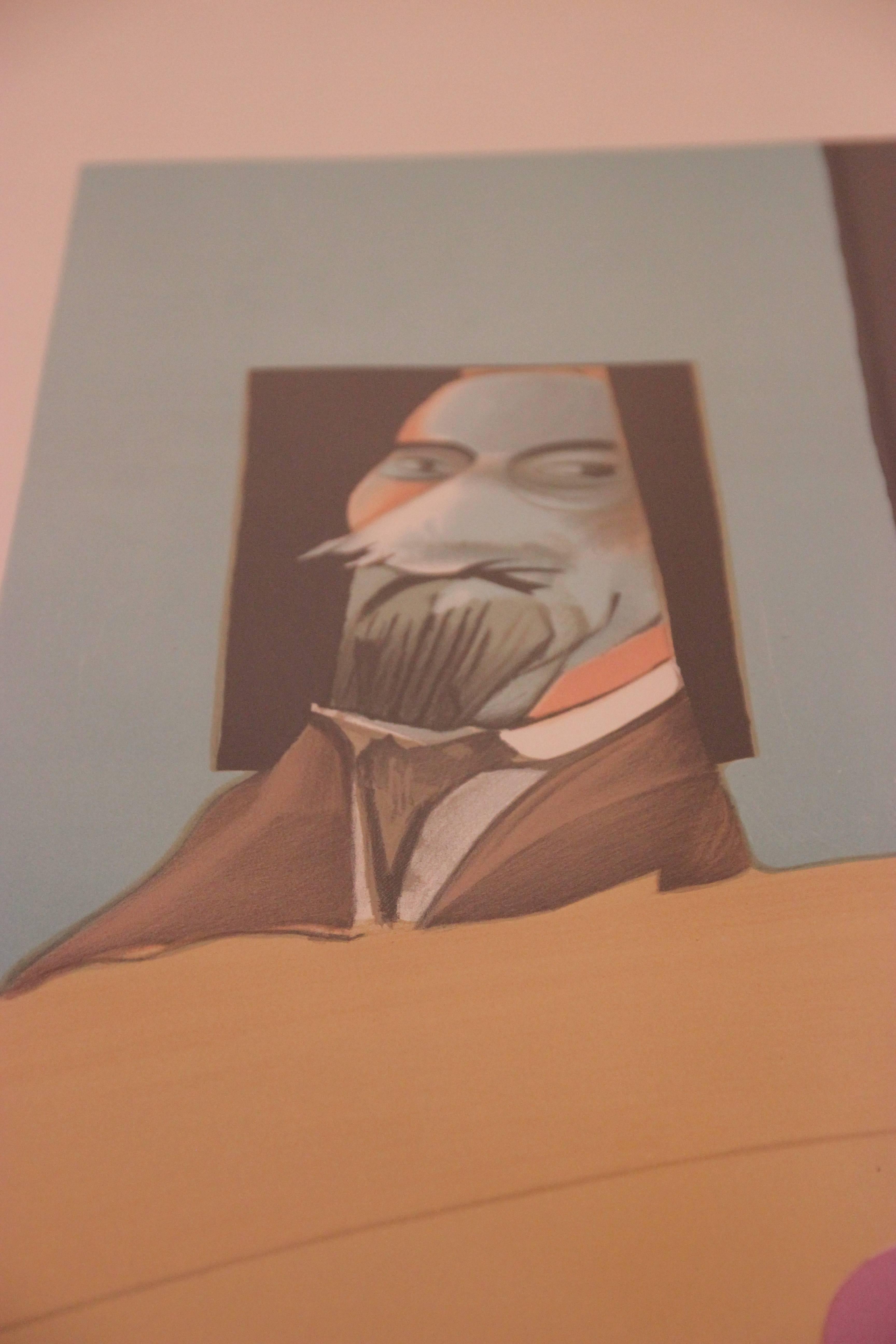 Late 20th Century Francis Bacon Lithograph Poster, Signed and Numbered 91/200
